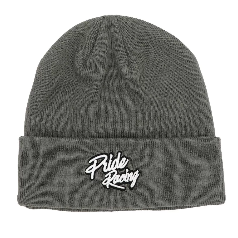 Bonnet PRIDE Script Logo Grey