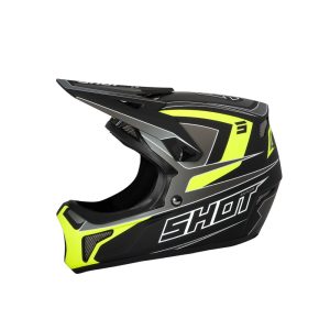 Casque SHOT Rogue Level Black Neon / Yellow Matt